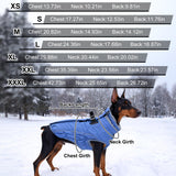 Yoochee Dog Coat, Warm Dog Winter Coat for Small Dogs, Waterproof Jacket with Harness Built in, Reflective Turtleneck Cold Weather Coats with Zipper,Pet Fleece Vest Snow Jacket, Orange S
