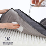 INVENHO Orthopedic Dog Beds Large Sized, XL Washable Dog Sofa with Egg-Crate Foam, Waterproof Lining and Non-Skid Bottom