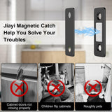 Cabinet Magnetic Catch 4 Pack Ultra Thin Cabinet Door Magnets Stick on Drawer Magnets Cabinet Latch Magnetic Closures for Cabinets Kitchen Closet Door Closing Magnetic Door Catch Closer