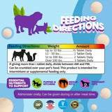 Dog Prenatal Vitamins – Multivitamin, Folic Acid, Calcium, Iron, Minerals and Amino Acids. Ideal for Pregnant, Breastfeeding and Newborn Pets – Senior Dog Supplement, Complete Puppy Multi Vitamin.