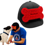 Distract-A-Hat ™ by Warren London - Dog Grooming Distraction Lick Hat for Nail Clipping and Grooming – Adjustable Fit with Adhesive Dog Lick Pad, Spreader & Cleaning Brush Included