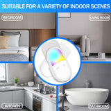 Fly Insect Trap,Indoor Plug-in Fly Traps for Flies, Fruit Flies, Moths, and Other Flying Insects,Moths Killer with Night Light (1Devices + 5 Glue Cards)