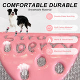 BEAUTYZOO Anti-Slip Dog Socks,Dog Shoes for Hot/Cold Pavement,Paw Protectors with Grips 3 Pairs for Puppy Small Medium Large Senior Old Dogs,Dog Socks to Prevent Licking and Hardwood Floor Protection