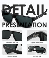 KALIYADI Sports Mens-Sunglasses Women Polarized-Sunglasses-Men: Sun Glasses with UV400 for Driving Running Cycling