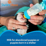 Shelter's Choice Puppy Milk Replacer, Milk for Abandoned Puppies or Puppies Born in Shelters, Provides Complete Nutrition, Supports Healthy GI Tract, and is Easy to Mix, 1 lb