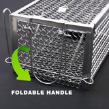 2PACK Live Humane Cage Mouse Trap Rat Catch Control Bait Hunting Survival for Indoor and Outdoor,Small Rodent Animal-Mice Voles Hamsters Cage (4.5x11x5.8 inch)