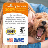 Zesty Paws Senior Dog Multivitamin Treats - Glucosamine for Dogs + Digestive Enzymes & Probiotics - Grain Free Dog Vitamins and Supplements for Skin & Coat + Immune Health Beef - Advanced - 90ct