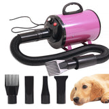 keqi 2800w 75m/s Pet Dryer Stepless Adjustable Speed Temperature Dogs Grooming Blow Dryer with Heater for Pets Hair Dryer