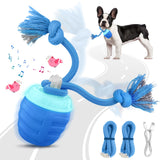 HVUATQ Interactive Dog Toys - 2026 Upgraded Motion Activated Balls for Medium/Large Dogs, Automatic Moving Dogs Toy Wicked Ball for Boredom, Interactive Dog Ball to Keep Them Busy(Blue)