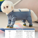 Mxinron Dog Rain Boots, Waterproof Dog Rain Shoes for All Weather, Anti Dirt Pants with Shoes, Adjustable Suspender Pants for Outdoor Walking & Paw Protectors