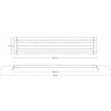 NICREW ClassicLED Gen 2 Aquarium Light, 25 Watts, Dimmable LED Fish Tank Light with 2-Channel Control, White and Blue LEDs, Size 30 to 36 Inch