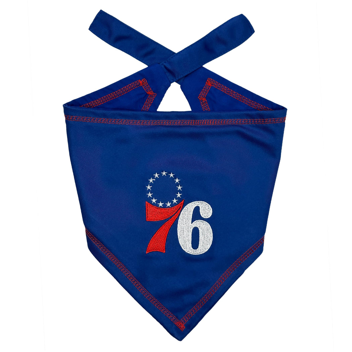 Pets First NBA Philadelphia 76ERS TIE Bandana, Size Small/Medium. Dog Bandana Scarf Bib for Pet Cat Dog. The Ultimate Game-Day, Party Bandana