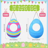 Soulchen Cute Easter Dog Costume Adjustable Egg Dog Shaped Hat Headwear for Easter Party Pets Cats Festive Bunny Ears Decorative Accessory for Puppy Holiday Dress up(Large)