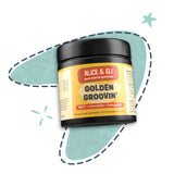 Alice & Eli Golden Groovin' - Turmeric for Dogs - Natural Immune & Joint Support for Dogs - with Organic Curcumin, MCT & Fenugreek - 30 Day Large Dog Supply