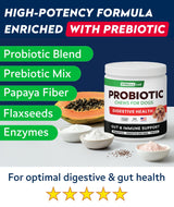 STRELLALAB Dog Probiotics Chews + Enzymes Gut Health Support - Anti Gas, Diarrhea and Upset Stomach Immune Supplement - Digestion Treats with Fiber (180Ct, Chicken)