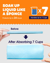 Load image into Gallery viewer, Powools Puppy Pads - Super Absorbent &amp; Spill-Proof Pee Pads for Dogs with 6-Layer Material, Quick-Dry &amp; Hassle-Free Potty Pads for Floors, Furniture, Vehicle, 22" × 22", 100 Packs
