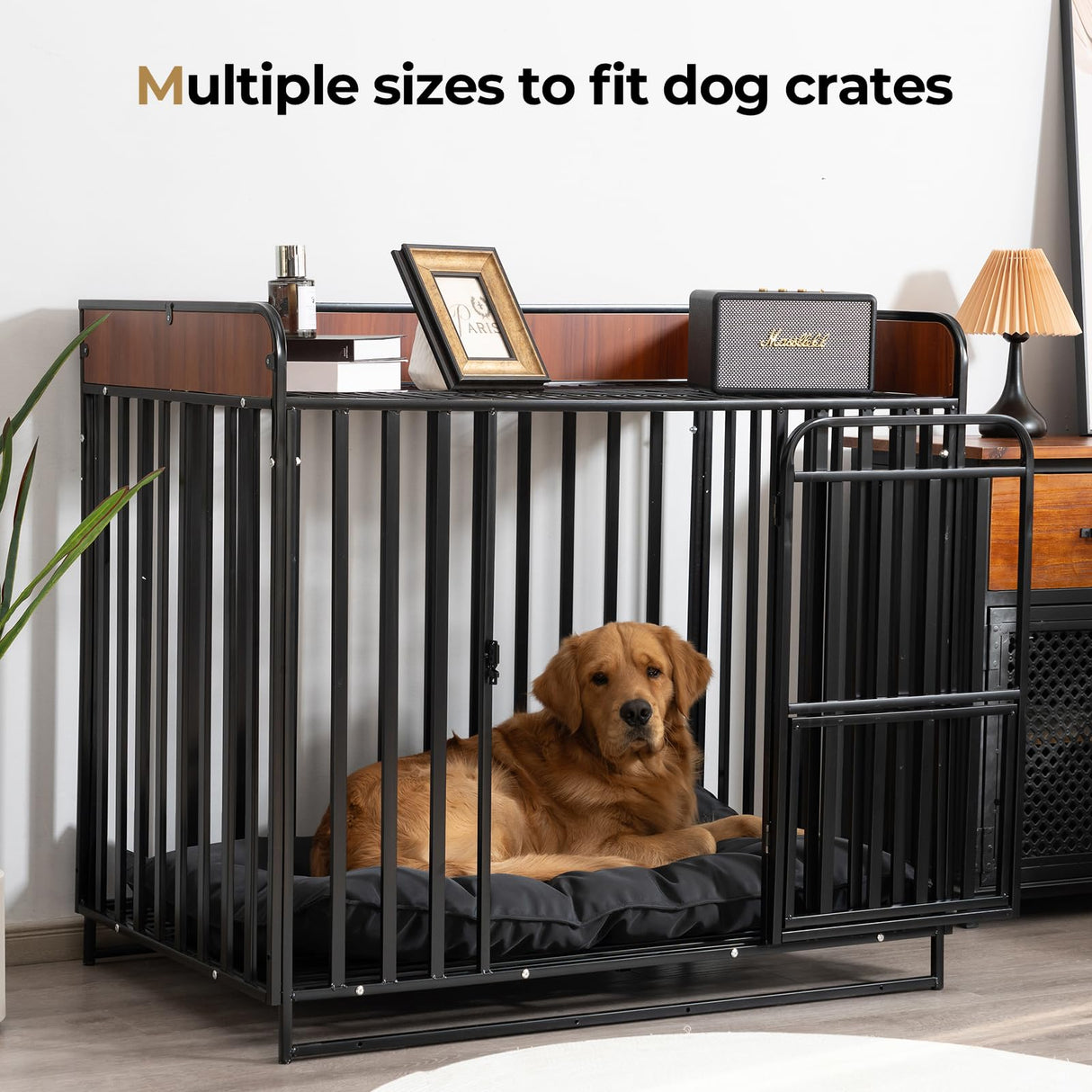 Couzssyhi Chew Proof Indestructible Dog Bed - Durable Dog Bed for Aggressive Chewers, Machine Washable & Waterproof Indoor Outdoor Crate Pad, Tough Kennel Pad for Large Dogs (X-Large (28"x47"))