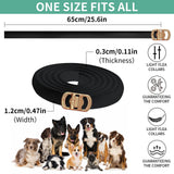 Puyrzoe 4 PCS Flea and Tick Collar for Dogs, 32 Months Protection Waterproof & Adjustable Dog Treatment Collar, Flea and Tick Prevention for Dogs & Puppies (Black)