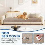 CYCMACO Waterproof Couch Covers for Pets, Waterproof Dog Bed Cover, Anti-Slip Soft Dog Blankets, Couch Cover for Dogs Washable, Pet Blanket for Puppy Large Dogs Cat (30x70 Inch, Khaki)