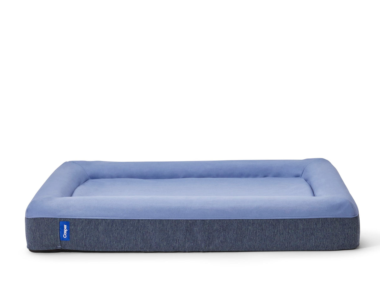 Casper Dog Bed, Plush Memory Foam, Small, Blue