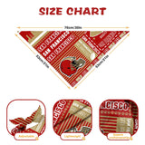 Pet Dog Bandana for Dogs, Football Cats Cotton Reversible Triangle Bid Scarf Perfect Game Day Dog Gifts