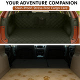 fidozen Universal Cargo Liner for SUV – Waterproof Dog Trunk Mat, Non-Slip Back Seat Protector, Car Bed Cover, Pet Barrier, Rear Liner Accessories for Trucks & Sedans, Universal Fit Trunk Cover