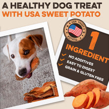 Load image into Gallery viewer, BRUTUS &amp; BARNABY Sweet Potato Dog Treats – Support Sensitive Stomachs with USA-Grown, Hypoallergenic Treats That Smell as Good as They Taste
