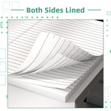 Legal Pads 5 x 8 Inch Notepad, 8 Pack Note Pads College Ruled Perforated Memo Pad for Work Study Daily Note Taking List, Lined Writing Pads Memo Refills Notepads for Office Home School, 30 Sheet/Pad