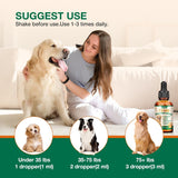Yeast Infection Treatment for Dogs & Cats - Dog Ear & Skin Itch Relief, Allergy Symptoms Relief, Reduces Inflammation & Irritation - Supports Immune Health with Multivitamins Probiotics, 2 fl oz