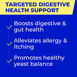 PAWFECTCHEW Pet Probiotics for Dogs & Digestive Enzymes for Dogs | Gut Health & Digestive Function Support | Pumpkin & Omega | Prebiotic Supplement Chews
