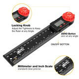 Digital Angle Finder Protractor, Angle Finder Ruler, 7inch 200mm 7inch/200mm, Angle Measuring Tool for Woodworking,Carpenter,Construction,DIY Measurement