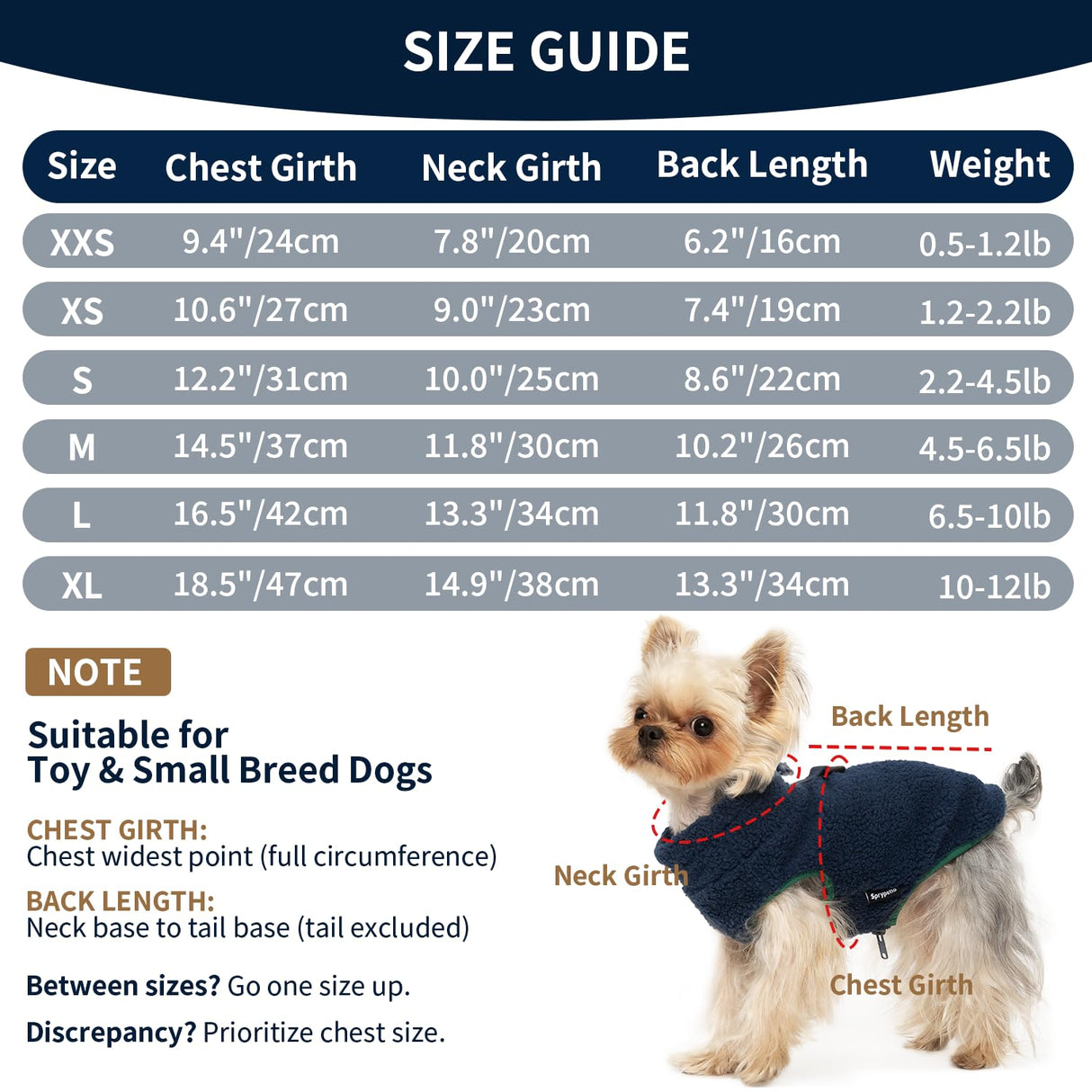 Fleece Dog Sweater for Small Dogs - Recycled Polyester Lightweight & Warm, with D-Ring, Reflective Strip & Adjustable Drawstring, Perfect for Toy Size Pups, Yorkie & Chihuahua(Red L)