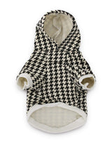 DroolingDog Pet Dog Houndstooth Sweatshirt Pets Designer Clothes Puppy Hoodie Dog Sweatshirts for Small Medium Large Boy Dogs, 3XL
