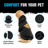 APPARELYN Matching Hoodies for Dogs and Humans Pizza Pie Pizza Slice Pet & Owner Sweaters - Soft Dog Sweatshirt Set Charcoal