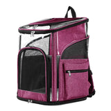 Beidingsen Cat Carriers Dog Carrier Pet for Small Medium Cats Dogs Puppies up to 25 Lbs, TSA Airline Approved Soft Sided, Collapsible Travel Puppy - Black Grey (M: 13" LX11.4 WX17.3 H, Pink)