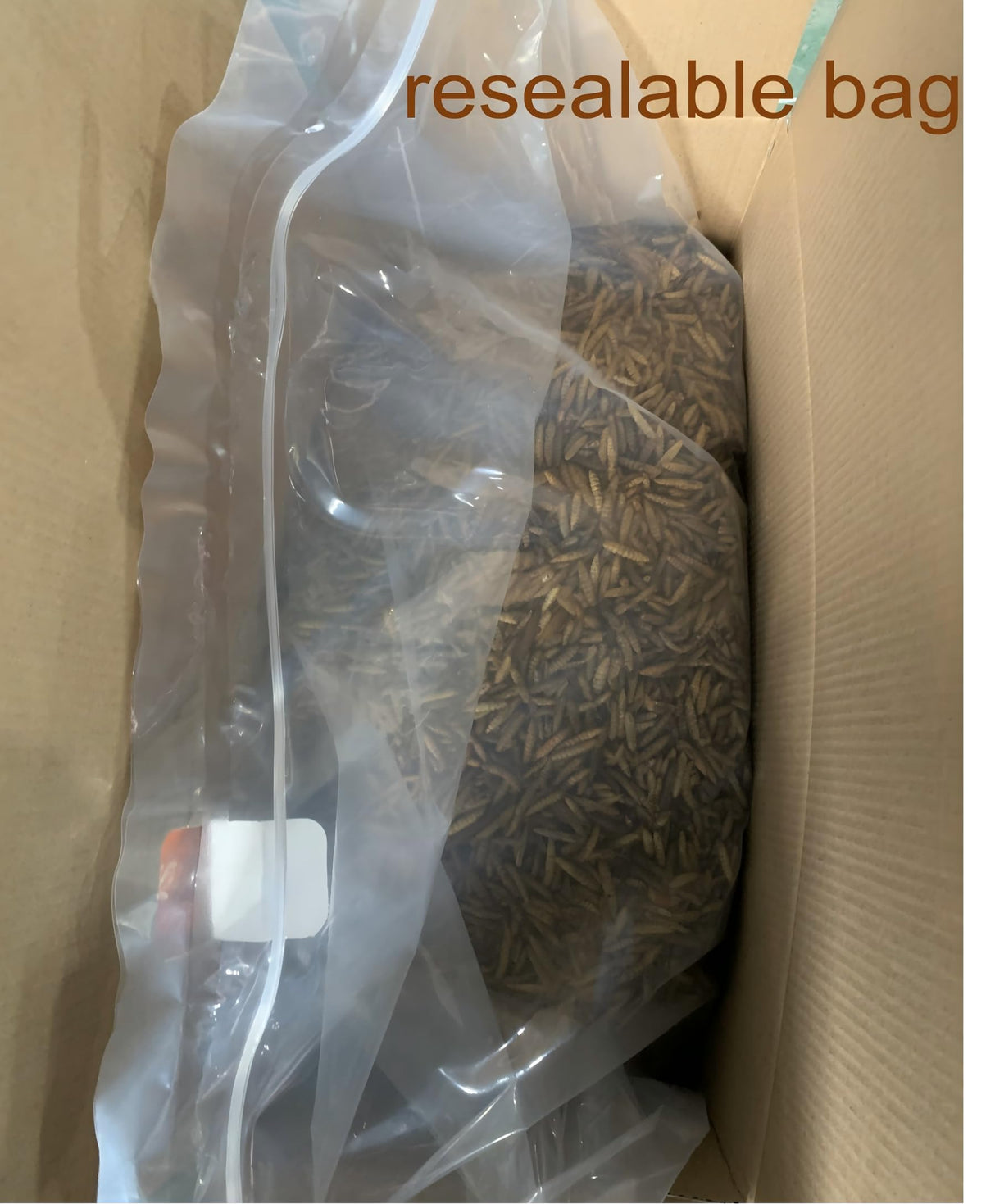 zenithworks All Natural Dried BSF Larvae for Chickens,Black Soldier Fly Larvae 10 lb Chicken Worms Treats, More Calcium Than Mealworms,High Protein Poultry Feed