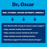 3in1 Blood Aid, Immunity & Energy for Dogs, Iron Supplement for Dogs, Helps Maintain Blood Health, Normal Red Cells Levels & Normal Clotting Function, 120 Tablets