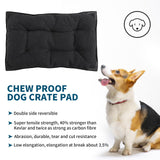 BALAPET Chew Proof Dog Bed with Metal Rivet Corner for Large Dogs, Stable Kennel Pad Mat for Teething Puppy, Durable Indoor Outdoor Crate Pad for Medium Dog Crates, 41"x28"