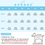 XPUDAC 2 Pack Dog Pajamas for Large Breeds, 4-Way Stretch Soft Dog Onesie Lightweight Warm Pet Clothes Jammies for Large Breeds Dinosaur Avocado Print, 4XL