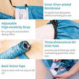 MANON ROSA Dog Drying Bag – Quick Dry Pet Hair Drying Suit for Small, Medium & Large Dogs and Cats, 360° Air Circulation Grooming Accessory for Blow Drying (XX-Large)
