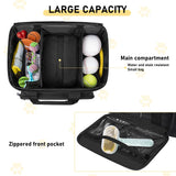 GMAK Large Pet Grooming Bag, Dog Grooming Tote Bags Supplies Organizer Case Pets Tools Organizer Tote for Dog Cat Grooming Tool Kit and Accessories, Black(Bag Only)
