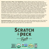 Scratch and Peck Feeds Whole Grain Layer Mash + Corn Chicken and Duck Feed - 40 lbs Bag - Soy-Free - 16% Protein, Certified Organic and Non-GMO Project Verified Chicken Food
