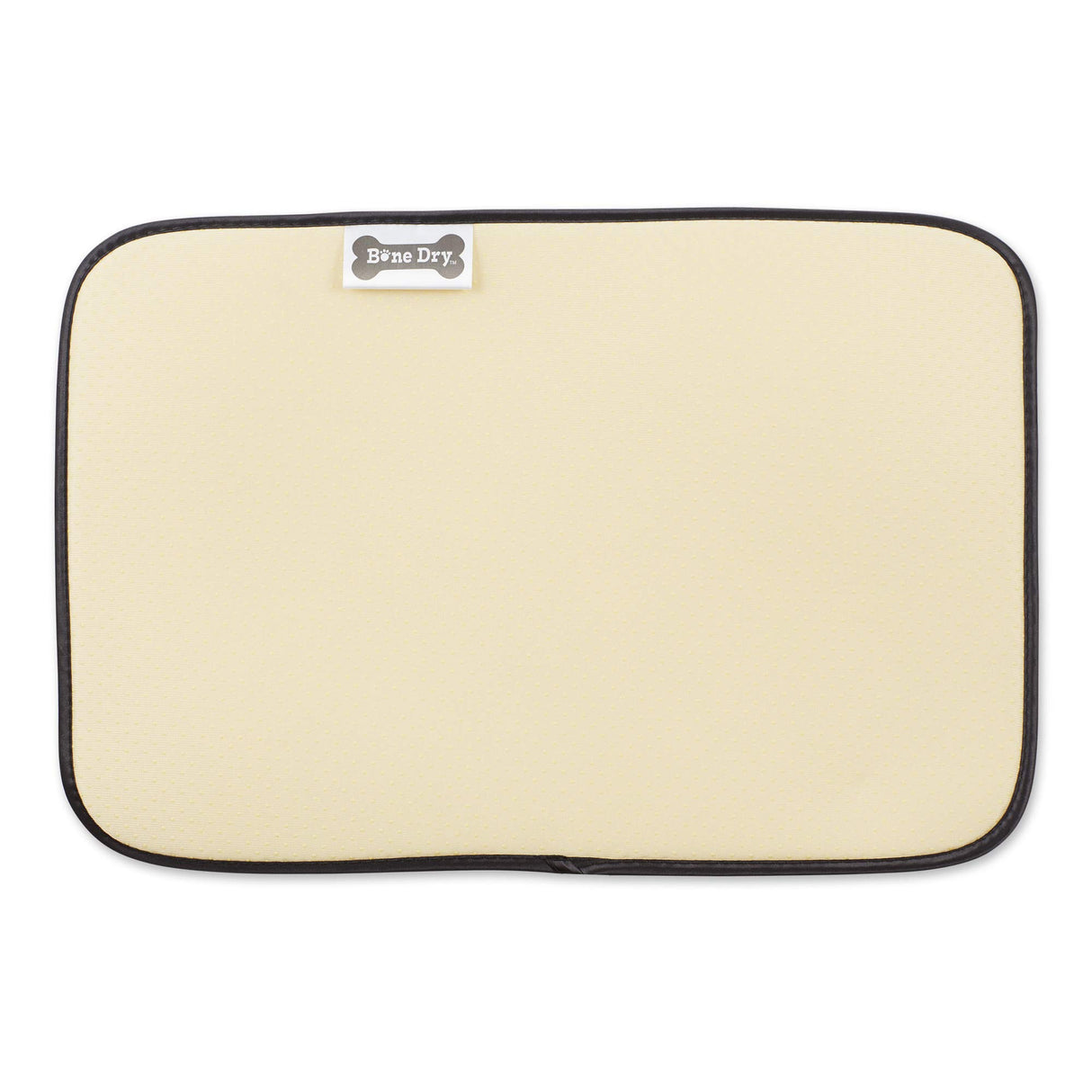 Bone Dry Machine Washable, Ultra Absorbent Pet Mat, 12x18, Rose/Off-White Lattice