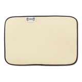 Bone Dry Machine Washable, Ultra Absorbent Pet Mat, 12x18, Rose/Off-White Lattice