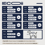 IECOii Dog Winter Coat - Deep Chest Breeds Reflective Dogs Coats Winter, Waterproof & Windproof Hunting Vests, Adjustable Snow Jackets for Large Breeds, Pitbull Outdoor Vest Jacket, Green, Sizes XL