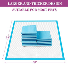 Load image into Gallery viewer, IMMCUTE Large Dog Pee Pads 28"x30"-50 Count | Large Puppy Pee Training Pads Super Absorbent &amp; Leak-Proof | Disposable Pet Piddle and Potty Pads for Puppies | Dogs | Doggie
