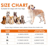 Jorme Dog Knee Brace for Torn ACL, Dog Leg Brace for Post-Surgery Recovery, Arthritis & Luxating Patella,Side Stabilizers, Breathable Neoprene, Adjustable Velcro & Belly Band,Front/Rear Legs (L)