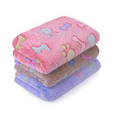 LeapSheep Pet Blankets for Dogs Cats - 3Pack Bone Pattern Super Soft Fluffy Dog Blankets for Small Medium Large Doggy Kitten (Bone, Medium)