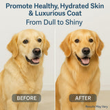 Healthy Petz Premium Liquid Collagen for Dogs - Skin & Coat Supplement with Hyaluronic Acid & Biotin, Supports Joint Health, Mobility & Hydration for All Dogs, Bacon Flavor - 2 fl oz (1)