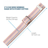 TIDI Posey Gait Belt, Pastel, 54” – Walking Belt & Gait Belt – Quantity: 1 – Medical Supplies for Nurses, Physical Therapy & Home Care (6531)